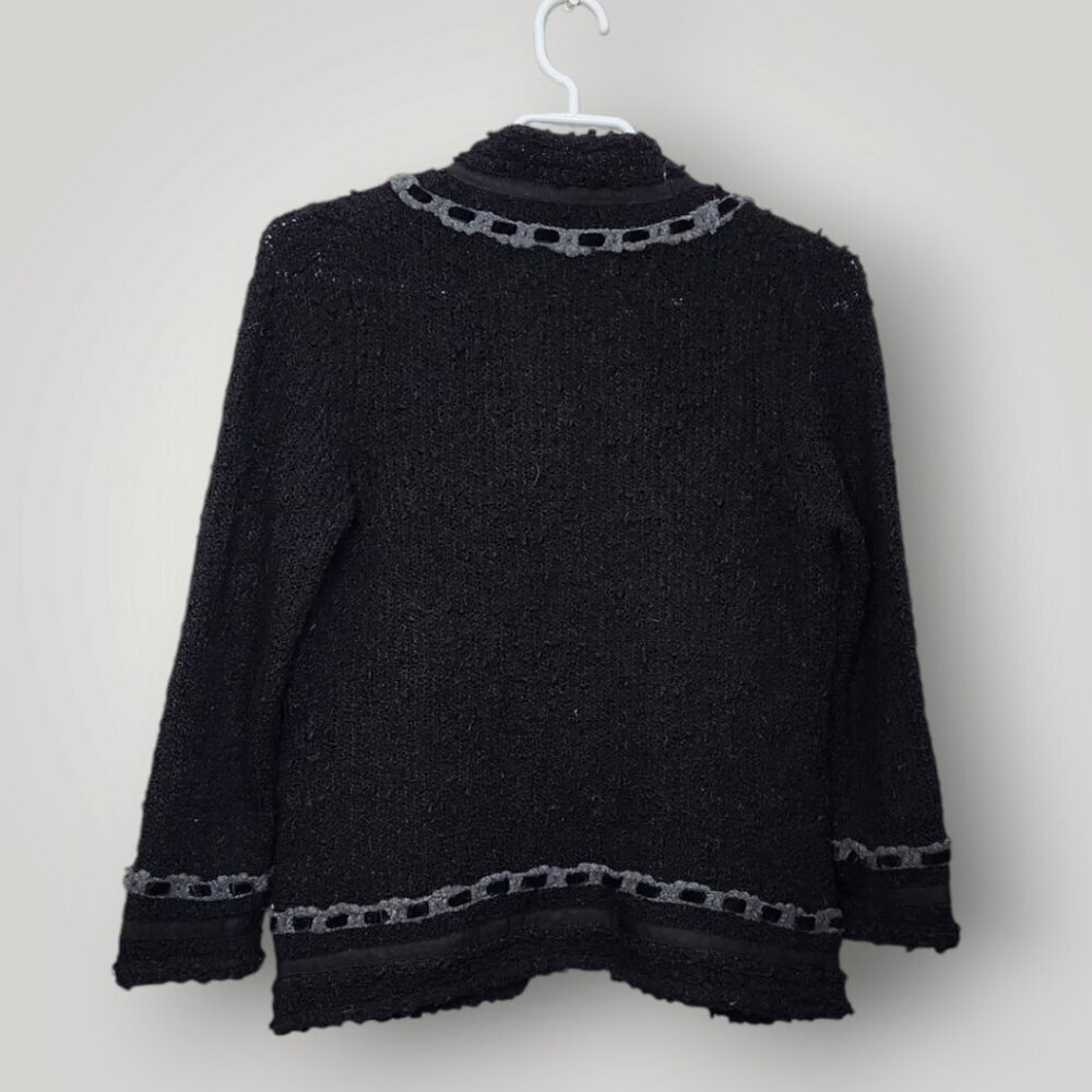 BCBG MAXAZRIA WOMENS SMALL WINTER BUTTON DOWN CARDIGAN SWEATER - Picture 7 of 7